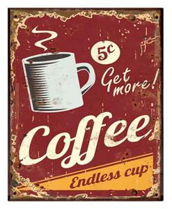 Clayre eff Plechová cedule COFFEE