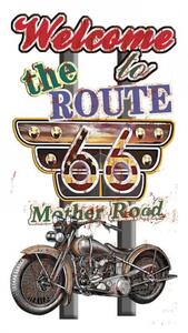 Clayre eff Plechová cedule ROUTE 66