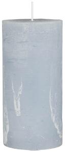 Kulatá svíčka Rustic Dusty Blue 14 cm