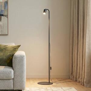 TK Lighting Stojací lampa Nex, černá, kov, výška 140 cm, GU10, Černá, Obývací pokoj / jídelna, kov