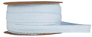 Bavlněná stuha na špulce Light Blue – 5 m
