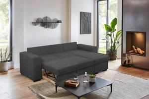 ROHOVÁ SEDAČKA, textil, antracitová Carryhome - Sedací soupravy, Online Only