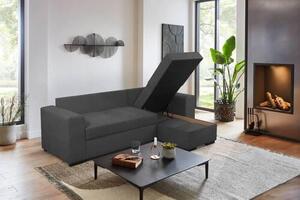 ROHOVÁ SEDAČKA, textil, antracitová Carryhome - Sedací soupravy, Online Only
