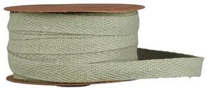 Bavlněná stuha na špulce Dusty Green – 5 m