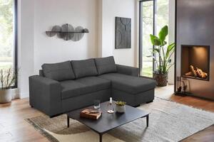 ROHOVÁ SEDAČKA, textil, antracitová Carryhome - Sedací soupravy, Online Only