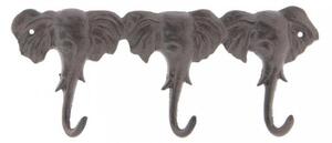Clayre eff Nástěnný věšák ELEPHANTS