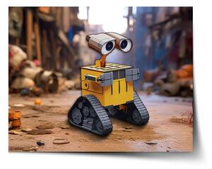 Sablio Plakát Wall-E robot Město - 60x40 cm