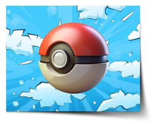 Sablio Plakát Pokemon ball Obloha - 60x40 cm
