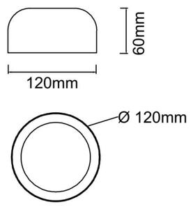 Open Design OR85884- LED Stropní svítidlo CEDRONE LED/8W/230V CCT pr. 12 cm bílá