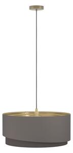 Eglo 39931 - Lustr na lanku MANDERLINE 1xE27/40W/230V hnědá/zlatá