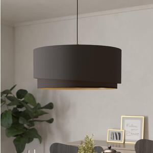 Eglo 39931 - Lustr na lanku MANDERLINE 1xE27/40W/230V hnědá/zlatá