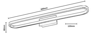 Rabalux 75115 - LED Koupelnové osvětlení zrcadla ODRAN LED/18W/230V IP44 60 cm