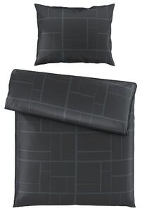 POVLEČENÍ, satén, antracitová, 140/200 cm Dieter Knoll - Povlečení