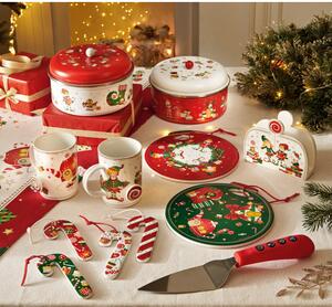 Vánoční hrnek ELFOMAGIA 370ml BRANDANI (barva - porcelán, bílá/červená/zelená)