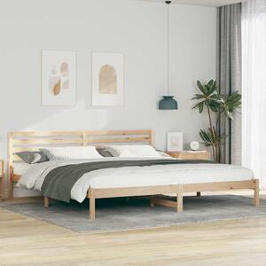 VidaXL Rám postele s čelo 200 x 220 cm Masivní borové dřevo [872343] Barva: Přírodní