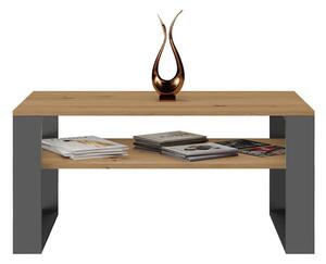 Moderní konferenční stolek 1P dub artisan/antracit