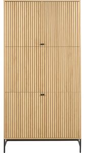 Šatní skříň v dekoru dubu v přírodní barvě 99x200x60 cm Albany – Actona