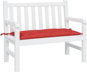 VidaXL Poduška na zahradní lavici 100x50x7 cm látka oxford [361570] Barva: Červená