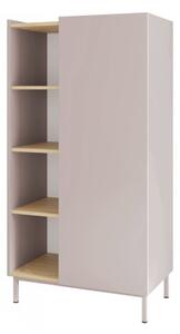 Regál Rutori RO02, Barva: kašmír / kašmír + dub cremona 5903211429828