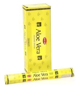 Indické vonné tyčinky Aloe Vera, HEM, 23cm, 20ks