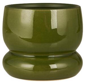 Keramický obal na květiny Firenze Green Ø 14 cm