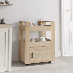 VidaXL Kuchyňský vozík 60 x 45 x 80 cm Kompozitní dřevo [816828] Barva: dub sonoma