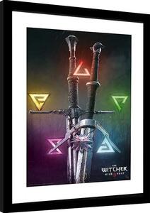 Obraz na zeď - The Witcher - Signs & Swords