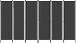 VidaXL 6dílný paraván 300 x 180 cm [42039196] Barva: Černá