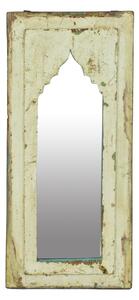 Zrcadlo v rámu z teakového dřeva, 26x3x58cm