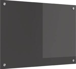 VidaXL Kuchyňský obklad 70 x 50 cm tvrzené sklo [249482] Barva: Tmavě šedá
