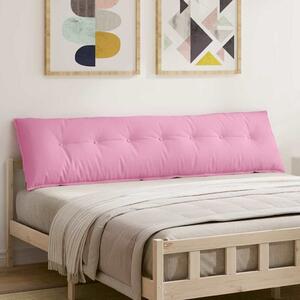 VidaXL Polštář na záda 200 x 19 x 50 cm textil [42014974] Barva: Růžová