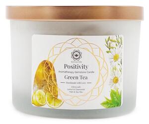 Svíčka Pozitivita (zelený čaj a citrín), 265 g