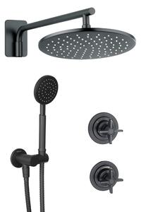 Podomítkový sprchový set Deante TEMISTO NAC N9QT černá matná
