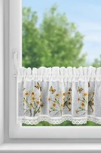 KRÁTKÁ ZÁCLONA NA PÁSCE FLORA 150X30 CM VÍCEBAREVNÁ