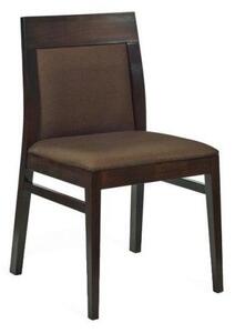 Dřevěná jídelní židle Lilly (také s područkami) Potah: Látka, Varianta: Klasická židle bez područek