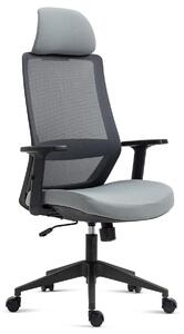 Kancelářská židle šedá látka KA-V324 GREY