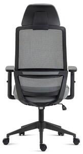 Kancelářská židle CLAUDIO šedá