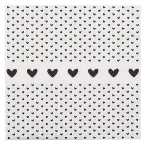 Clayre eff Papírové ubrousky LOVE BIRDS 33*33 cm ( 20 kusů v balení)