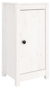 Příborník bílý 40 x 35 x 80 cm masivní borové dřevo