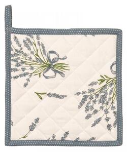 Clayre eff Podložka pod hrnec nebo chňapka Bouquet De Lavande 20*20 cm