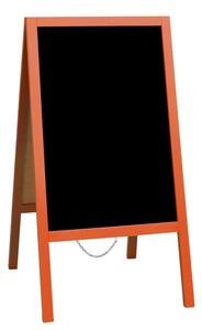 Probal reklamní áčko s křídovou tabulí 118x61 cm oranžová