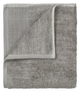 Sada 4 šedých bavlněných ručníků Blomus, 30 x 30 cm