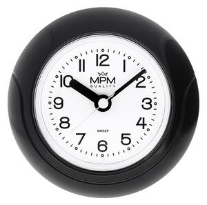 MPM Koupelnové hodiny MPM Bathroom clock - černé E01.2526.90