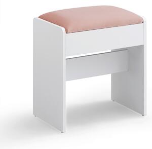 TABURET, textil, kompozitní dřevo, 45/45/28,6 cm Boxxx - Taburety, Online Only
