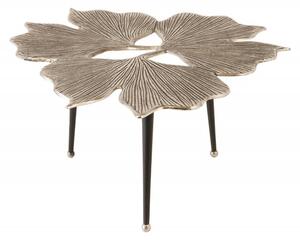 Konferenční stolek GINGKO LEAFS 75 CM stříbrný NÁBYTEK | Obývací pokoj | Konferenční stolky | Všechny konferenční stolky