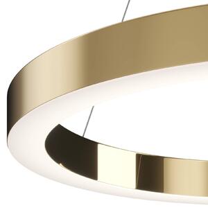 Závěsné svítidlo Maytoni Saturno LED, kruhový tvar, mosaz