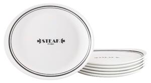 SADA TALÍŘŮ NA STEAK, sklo, Creatable - Online Only nádobí, Online Only