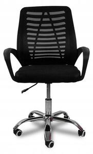ECa KO05 Kancelářská židle na kolečkách MESH černá