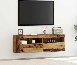VidaXL Nástěnné TV skříňky s LED osvětlením 2 ks 60 x 30 x 40 cm [862211] Barva: Staré dřevo