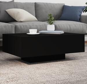 VidaXL Konferenční stolek s LED osvětlením 85 x 55 x 31 cm [863011] Barva: Černá
